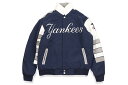 JH Design NEW YORK YANKEES REVERSIVLE CLASSIC JACKET (YANN53CLS1)ジェイエイチデザイン/ニューヨークヤンキース/MLB/リバーシブルジャケット/ネイビー