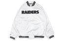 MITCHELL NESS OAKLAND RAIDERS LIGHTWEIGHT JACKET (STJKMG18013-ORA:WHITE)ミッチェル ネス/ライトウエイトジャケット/オークランドレイダース/ホワイト