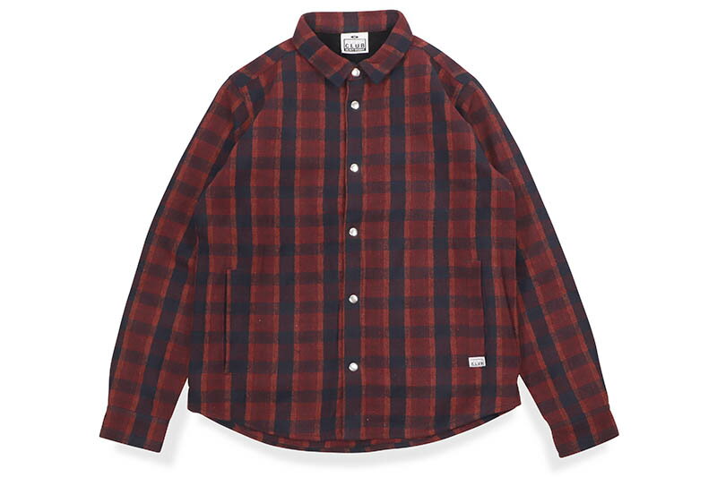 Rakuten - PRO CLUB FLANNEL WORK SHIRT JACKET (RED/NAVY) 15PC0303プロクラブ/シャツジャケット/レッド×ネイビー