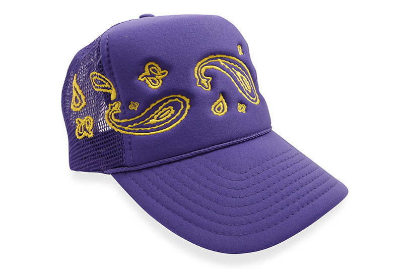 DROPOUT NYC BANDANA HAT (PURPLE)ドロップアウト・ニューヨーク/メッシュキャップ/アジャスターキャップ/パープル/メンズ/レディース/シンプル/男女兼用/サイズ調節