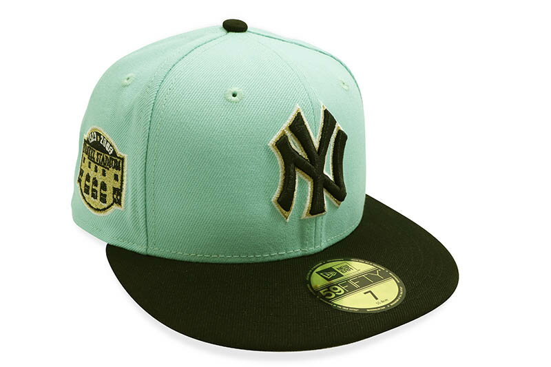 NEW ERA NEW YORK YANKEES 59FIFTY FITTED CAP (YANKEE STADIUM CUSTOM SIDE PATCH/GREY UNDER VISOR/M..