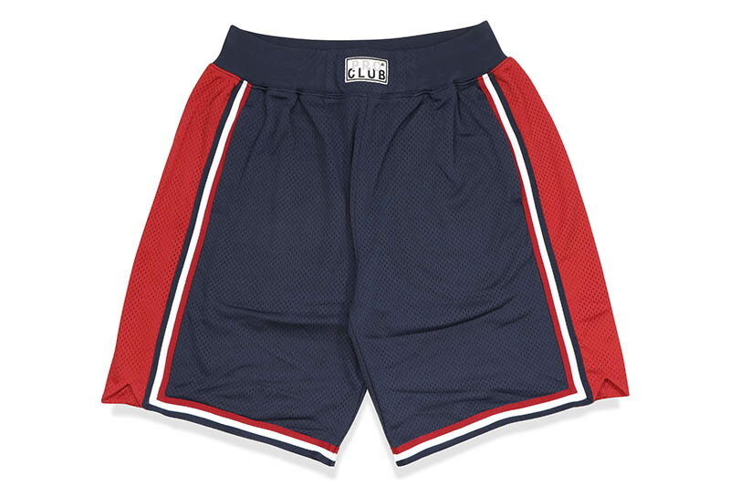 PRO CLUB RETRO BASKETBALL SHORTS (NAVY/RED) 03PC0504プロクラブ/バスケットボールショーツ/ネイビー×レッド