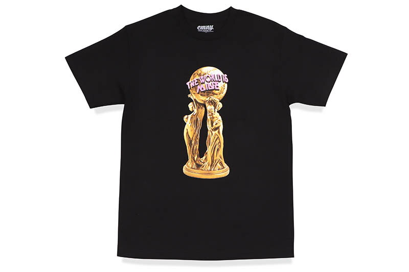 CLASSIC MATERIAL NY WORLD IS MINE S/S T-SHIRT (BLACK)クラシックマテリアルニューヨーク/ショートスリーブティーシャツ/ブラック