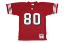 MITCHELL & NESS LEGACY JERSEY (SAN FRANCISCO 49ERS/1994:JERRY RICE/SCARLET/#80/SCARLET) LGJYAC19192ミッチェル&ネス/(ブイネック)フットボールレガシージャージ/サンフランシスコフォーティナイナーズ/スカーレット