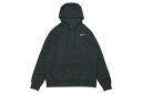 NIKE CLUB FLEECE PULLOVER HOODIE (CJ1611-010/BLACK)ナイキ/プルオーバーフーディー/パーカー/アメリカ/USA企画/海外限定/スウォッシュロゴ/ワンポイントロゴ/シンプル/メンズ/大きいサイズ/ブラック