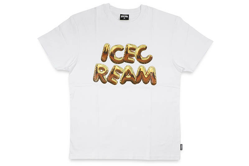 ICECREAM GOLD PLATED S/S T-SHIRT (421-3208:WHITE)꡼/硼ȥ꡼֥ƥ...