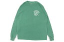 THE SMOKER'S CLUB WORLD WIDE ROLLERS L S T-SHIRT (WASHED GREEN)UEX[J[YENu OX[ueB[Vc EHbVhO[