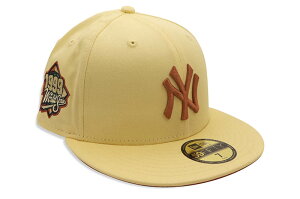 NEW ERA NEW YORK YANKEES 59FIFTY FITTED CAP (1999 WORLD SERIES CUSTOM SIDE PATCH/RUST ORANGE UNDER VISOR/SOFT YELLOW)˥塼/եåƥåɥå/MLB/˥塼衼󥭡/եȥ/ĥ΢饹ȥ