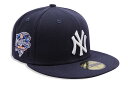 NEW ERA NEW YORK YANKEES SIDE PATCH COLLECTION 59FIFTY FITTED CAP (2000 WORLD SERIES/NAVY) 13334114 70821346ニューエラ/フィッテッドキャップ/MLB/ニューヨークヤンキース/ネイビー/ツバ裏グレー
