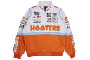 JH Design CHASE ELLIOTT HOOTERS 2022 NASCAR TWILL JACKET (CHE303HO22:WHITE/ORANGE)WFCGC`fUC/iXJ[WPbg/cCWPbg/zCg IW