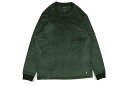 POLO RALPH LAUREN PLUSH VELOUR SLEEP SHIRT (PP32RL-AN9N:COLLEGE GREEN)ポロラルフローレン/クルーネックシャツ/カレッジグリーン