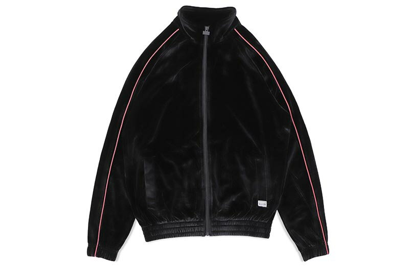 楽天GROW AROUND グロウアラウンドPRO CLUB COMFORT VELOUR TRACK JACKET （BLACK/RED） 16PC0303プロクラブ/ベロアトラックジャケット/ブラックレッド