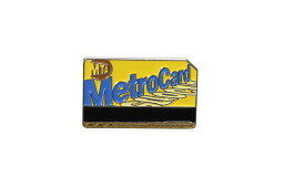 MTA METROCARD ENAMEL PINエムティーエー/メトロカード/ピンバッチ/マルチ