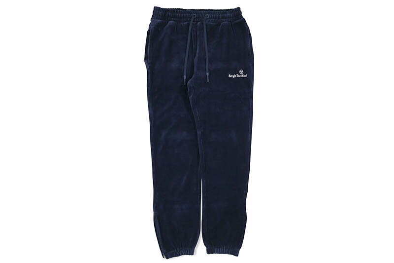 SERGIO TACCHINI SCOPETO VELOUR SWEATPANTS (STF22M50199-201:NIGHT SKY)セルジオ タッキーニ/ベロアパンツ/ネイビー