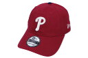 NEW ERA PHILADELPHIA PHILLIES 9TWENTY LEAGUE BASIC ADJUSTABLE CAP (SCARLET/WHITE)ニューエラ/フィラデルフィアフィリーズ/ストラップバックキャップ/アジャスターキャップ/スカーレット ホワイト