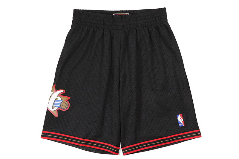 MITCHELL & NESS SWINGMAN SHORTS (PHILADELPHIA 76ERS/ROAD/2000-01) SMSHGS18248ミッチェル&ネス/メッシュショーツ/ブラック 1