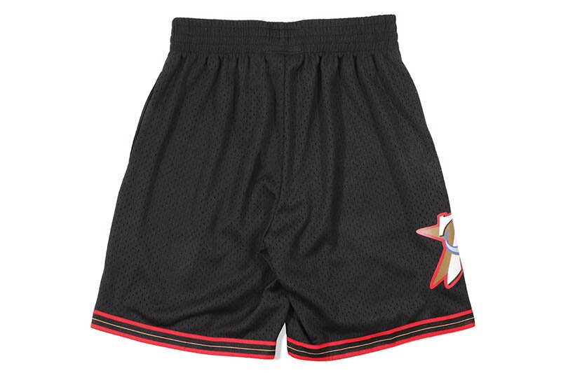 MITCHELL & NESS SWINGMAN SHORTS (PHILADELPHIA 76ERS/ROAD/2000-01) SMSHGS18248ミッチェル&ネス/メッシュショーツ/ブラック 2