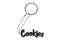 COOKIES ORIGINAL LOGO KEYCHAIN CM232AMI02クッキーズ/キーチェーン/ホワイト