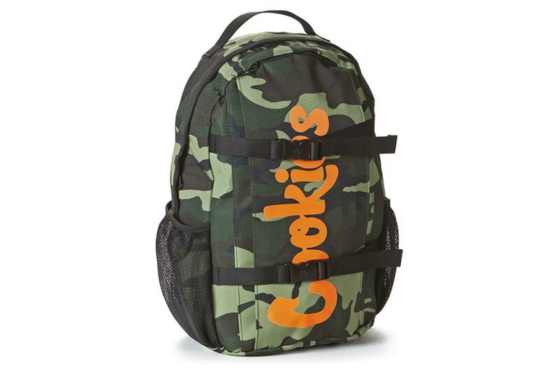 COOKIES NON-STANDARD RIPSTOP NYLON BACKPACK (GREEN CAMO) 1564A6708 CM232AWB08クッキーズ/バックパック/グリーンカモフラージュ オレンジ