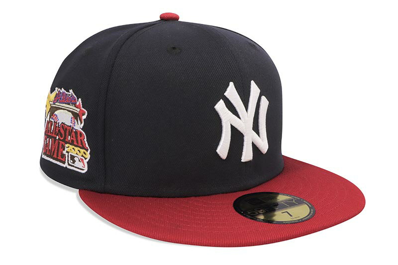 NEW ERA NEW YORK YANKEES 59FIFTY FITTED CAP (2000 ALL-STAR GAME CUSTOM SIDE PATCH / WALNUT UNDER VISOR / NAVY RED)˥塼/եåƥåɥå/MLB/˥塼衼󥭡/ͥӡ å/ĥ΢ʥå