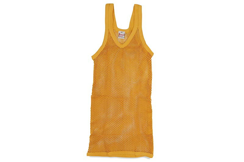 PENDEEN THE ORIGINAL ENGLISH MESH VEST (GOLD)ペンディーン/メッシュベスト/タンクトップ/網シャツ/レゲエ/ラガマフィン/ゴールド