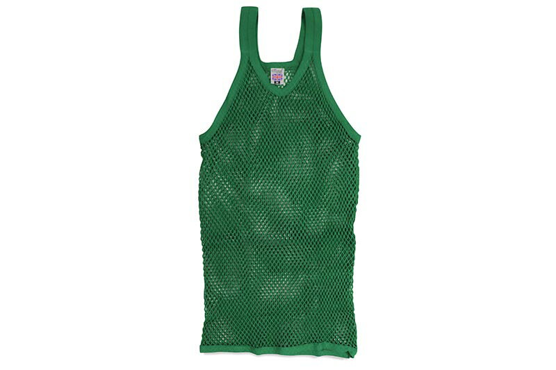 CRYSTAL THE ORIGINAL ENGLISH STRING VEST (GREEN)クリスタル/メッシュベスト/タンクトップ/網シャツ/レゲエ/ラガマフィン/グリーン