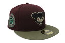 NEW ERA CHICAGO CUBS 59FIFTY FITTED CAP (1962 ALL-STAR GAME CUSTOM SIDE PATCH/GREEN UNDER VISOR/MAROON NEW OLIVE)ニューエラ/フィッテッドキャップ/MLB/シカゴカブス/マルーンニューオリーブ/ツバ裏グリーン