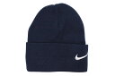 ナイキ ニット帽 メンズ NIKE TEAM BEANIE (CW6117-419:COLLEGE NAVY)ナイキ/ニットキャップ/カレッジネイビー