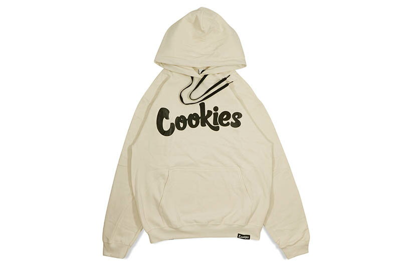 COOKIES ORIGINAL LOGO HOODIE (CREAM/BLACK) 1564H6664 CM232HFP04クッキーズ/プルオーバーフーディー/クリーム ブラック