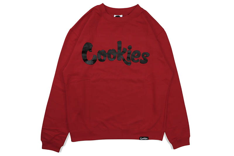 COOKIES ORIGINAL LOGO CREWNECKS (RED/BLACK) 1564T6663 CM232CFP01クッキーズ/クルーネックスウェット/レッド ブラック