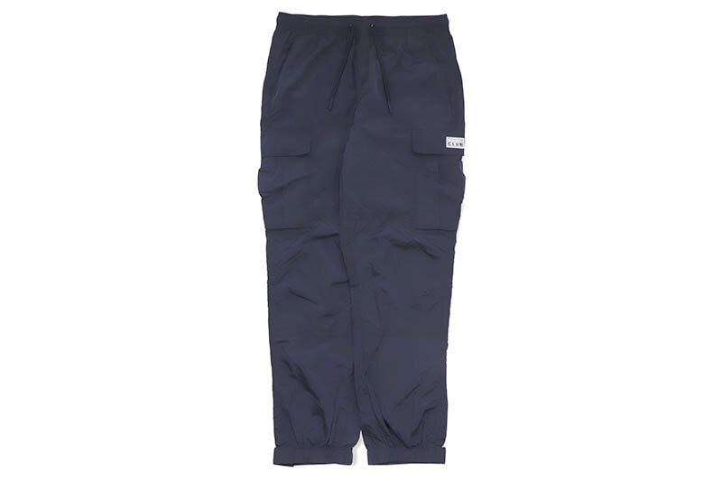 楽天GROW AROUND グロウアラウンドPRO CLUB COMFORT METALLIC NYLON CARGO PANT （NAVY） 15PC0506プロクラブ/ナイロンカーゴパンツ/ネイビー