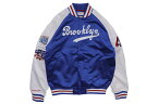 MITCHELL & NESS LEGENDS SATIN JACKET (BROOKLYN DODGERS/JACKIE ROBINSON:ROYAL BLUE) OJBF5564ミッチェル&ネス/サテンジャケット/スタジャン/ロイヤルブルー