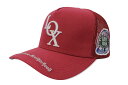 GODSPEED x LOX THE LEGACY TRUCKER (CARDINAL RED)ゴッドスピード ニューヨーク/ザ ロックス/メッシュトラッカーキャップ/アジャスターキャップ/カーディナルレッド