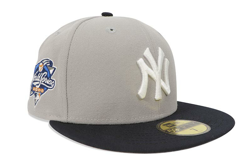 NEW ERA NEW YORK YANKEES 59FIFTY FITTED CAP (2000 WORLD SERIES CUSTOM SIDE PATCH/GREY UNDER VISOR/GREY NAVY)˥塼/եåƥåɥå/MLB/˥塼衼󥭡/졼ͥӡ/ĥ΢졼