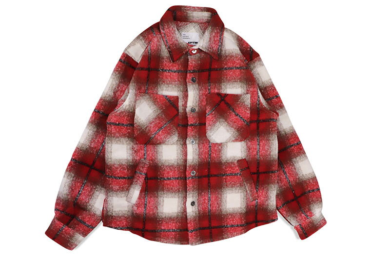 EPTM SIDE SLIT FLANNEL SHIRT (EP10666:RED)Gsg~/OX[uVc/tlVc/bh