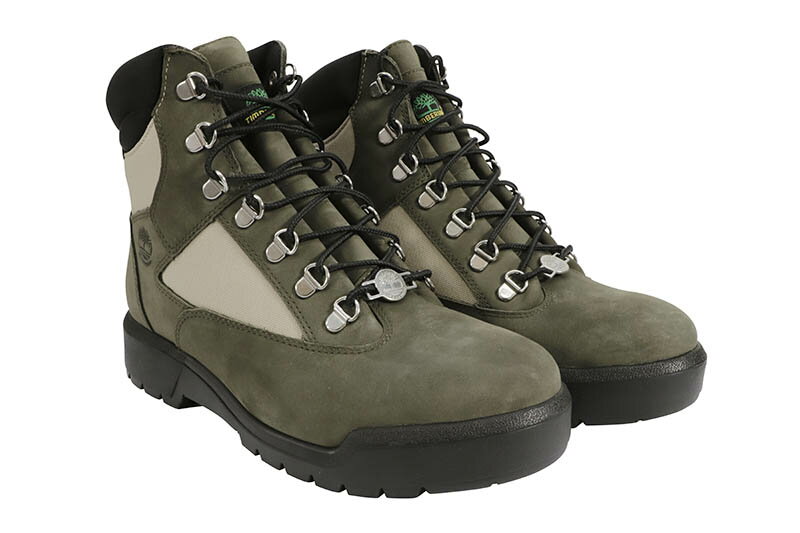 ティンバーランド TIMBERLAND 6-INCH WATERPROOF FIELD BOOTS (TB0A2MBMA58:DARK GREEN NUBUCK)ティンバーランド/フィールドブーツ/ダークグリーンヌバック