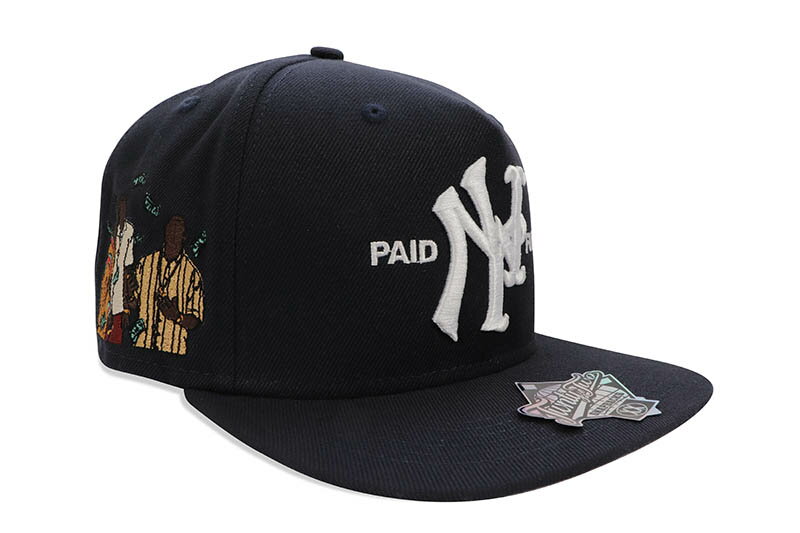 楽天GROW AROUND グロウアラウンドTWNTY TWO PAID IN FULL SNAPBACK CAP （NAVY）トゥエンティートゥー/ペイドインフル/ブラックムービー/ニューヨークヤンキース/ニューヨークメッツ/スナップバックキャップ/ネイビー ホワイト