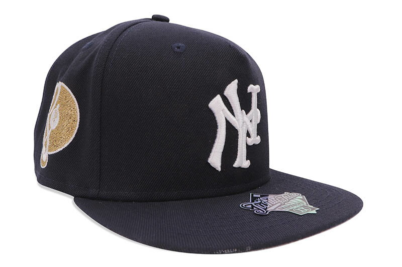 TWNTY TWO YANKMETS RF SNAPBACK CAP (NAVY)トゥエンティートゥー/ROC A FELLA RECORDS/ロカフェラレコード/ニューヨークヤンキース/ニューヨークメッツ/スナップバックキャップ/ネイビー ホワイト