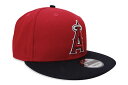 NEW ERA LOS ANGELES ANGELS 9FIFTY SNAPBACK CAP (SCARLET/NAVY/TEAM COLOR) 13562106j[G/XibvobNLbv/T[X G[X/XJ[bg lCr[