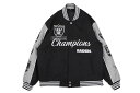 JH Design LAS VEGAS RAIDERS THREE-TIME SUPER BOWL CHAMPIONS REVERSIBLE JACKET (RAI103COM3:BLACK)ジェイエイチデザイン/ラスベガスレイダース/NFL/リバーシブルジャケット/ブラック