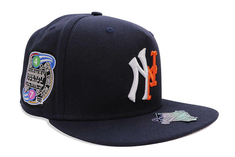 TWNTY TWO YANKMETS SNAPBACK CAP (NAVY)トゥエンティートゥー/SUBWAY SERIES/サブウェイシリーズ/WORLD SERIES/ワールドシリーズ/ニューヨークヤンキース/ニューヨークメッツ/スナップバックキャップ/ネイビー