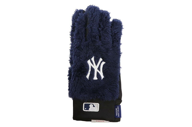 MLB X INFIELDER DESIGN NEW YORK YANKEES 3D GLOVES (NAVY) MLB-97インフィールダーデザイン/ニューヨークヤンキース/グローブ/ネイビー