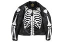 VANSON LEATHERS BONES FLAT-TRACK JACKET (BONE:BLACK)バンソン/レザージャケット/ブラック