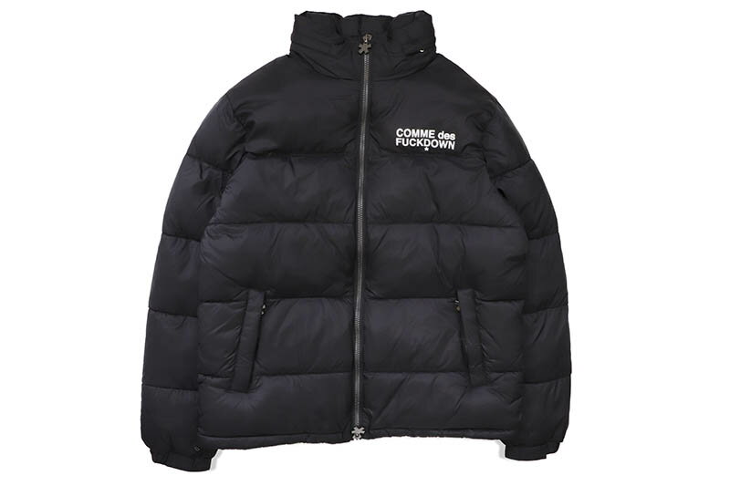 COMME DES FUCKDOWN PUFFER JACKET (762324107:BLACK)コムデスファックダウン/パファージャケット/ブラック