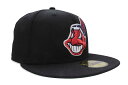 NEW ERA CLEVELAND INDIANS ON-FIELD AUTHENTIC 59FIFTY FITTED CAP (BLACK)j[G/tBbebhLbv/MLB/N[uhCfBAX/N[uhK[fBAX/ubN/coO[