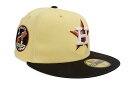 NEW ERA HOUSTON ASTROS 59FIFTY FITTED CAP (APOLLO 11 CUSTOM SIDE PATCH/MAROON UN...