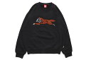 ICECREAM SKATESHAKE CREWNECK (431-8307:BLACK)ア