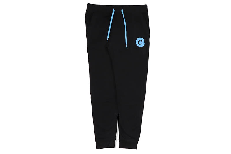 COOKIES C-BITE LOGO SWEATPANTS (BLACK/COOKIES BLUE) CM234BPP02クッキーズ/スウェットパンツ/ブラック クッキーズブルー