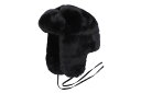 KANGOL FAUX FUR TRAPPER (K4301ST-BK001:BLACK)カンゴール/パイロットキャップ/フェイクファー/ブラック