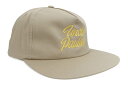 UNCLE PAULIE'S LOGO SNAPBACK CAP (KHAKI/YELLOW)AN|[[Y/XibvobNLbv/J[L CG[